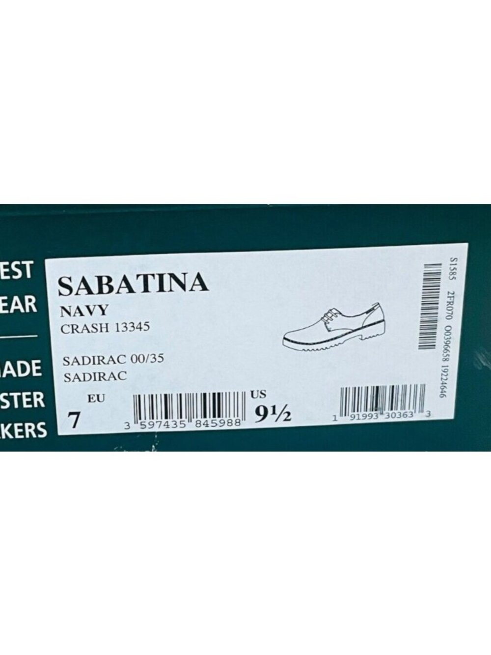MEPHISTO Sabatina Leather Navy Crash 13345 Women's US Size 9.5 - NEW - Picture 2 of 9
